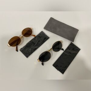 Stylish Sunglasses Set with Case. A